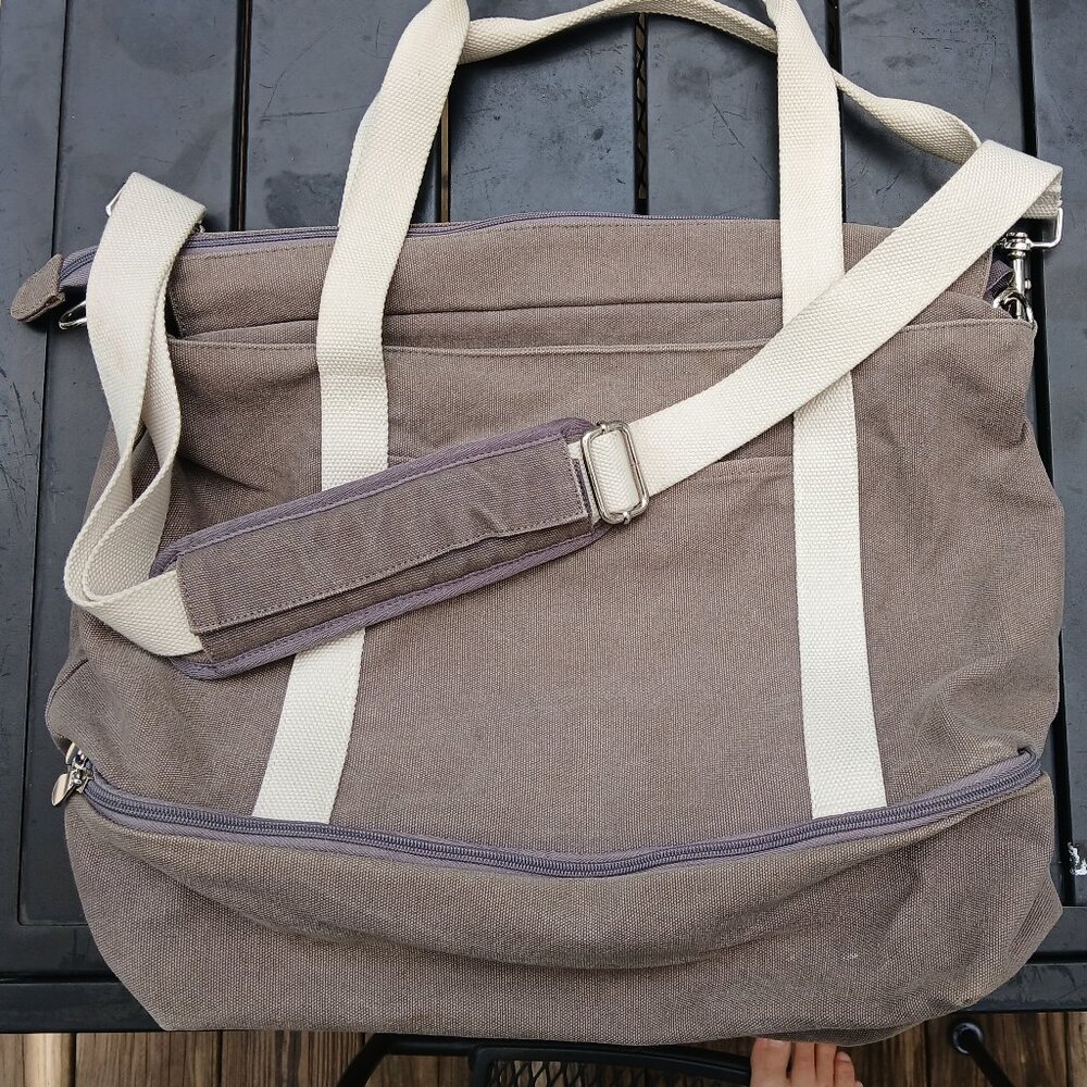 Lo & Sons Catalina Deluxe Thistle Organic Canvas Weekender Bag